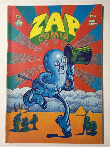 Zap comix 2nd print 1969 - #4, r